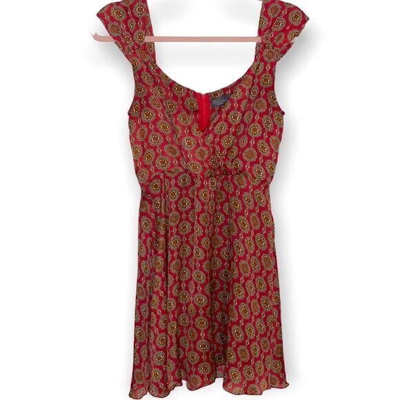 Costa Blanca Collection Red Printed Flowy Dress - Picture 4 of 7